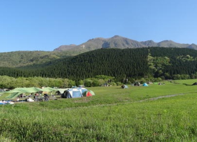 久住高原沢水キャンプ場