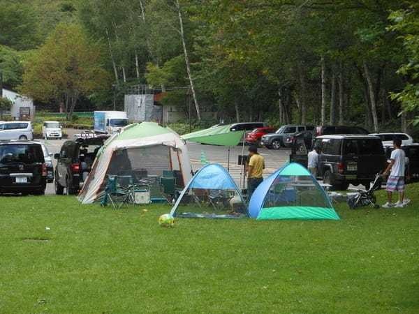 国営滝野すずらん丘陵公園 渓流ゾーン 鱒見口炊事コーナー