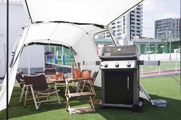 THE BBQ BEACH in スポル品川大井町 デイキャンプゾーン