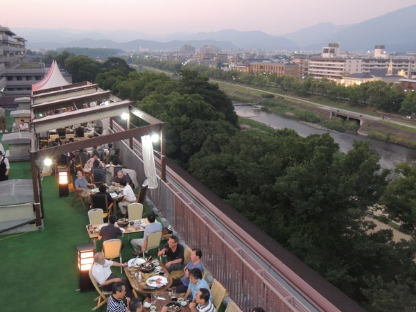 KKR京都くに荘 屋上パノラマBBQ